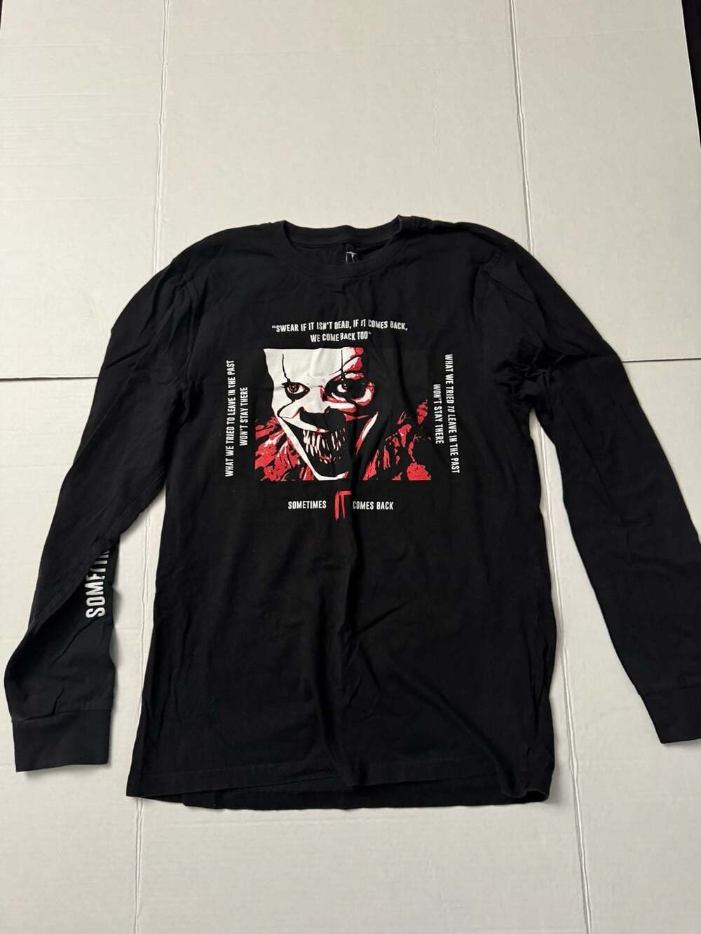 IT Chapter Two Sometimes IT Comes Back / Come Home Long Sleeve T-Shirt